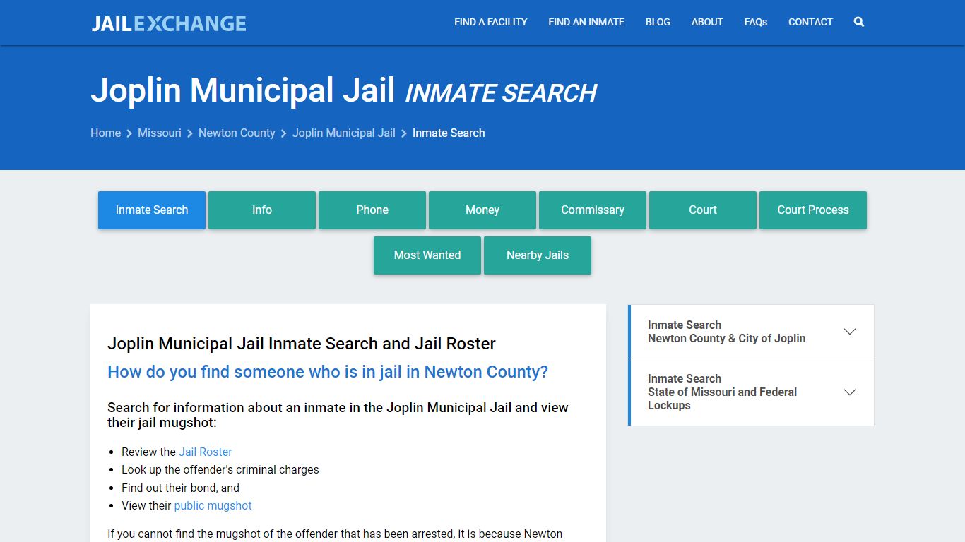Newton County Inmate Search | Arrests & Mugshots | MO - Jail Exchange